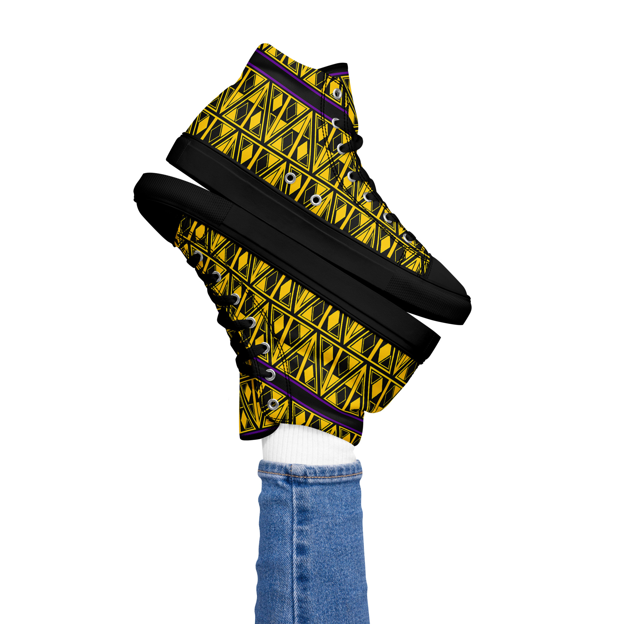 Royalty Diamond High Top Sneaker